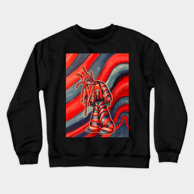 Sad Radial Crewneck Sweatshirt by Itssteezus